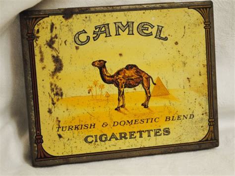 camel cigarettes metal box|old camel cigarette collectibles.